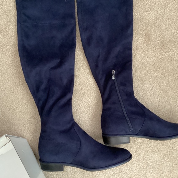 Marc Fisher OTK Boots Blue NIB - Picture 8 of 10